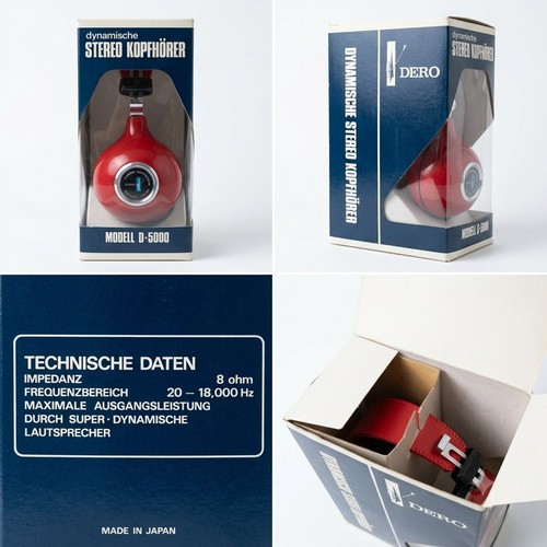 Dero 5000 cuffie vintage nos - dero, d-5000